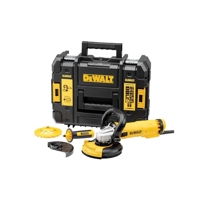 DeWalt ugaona električna brusilica 1200W 125mm DWE4217KT