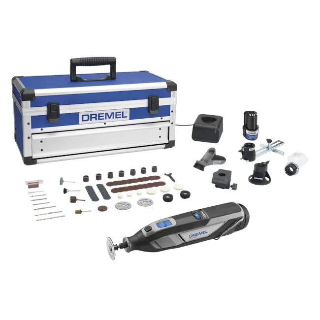 Dremel aku višenamenski alat 65 komada dodatnog pribora 12V 2.0Ah 8240-5/65 F0138240JK Dremel aku višenamenski alat 65 komada dodatnog pribora 12V 2.0Ah 8240-5/65 F0138240JK