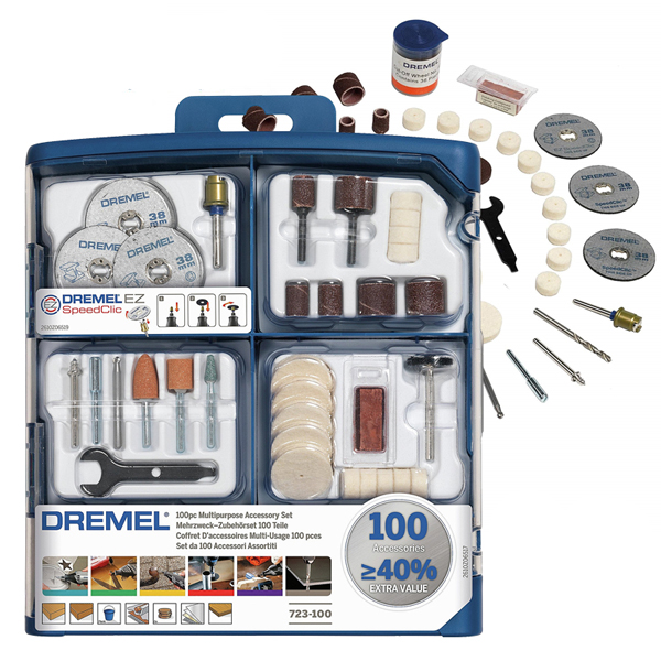 Dremel set višenamenskog pribora od 100 delova 723 2615S723JA Dremel set višenamenskog pribora od 100 delova 723 2615S723JA