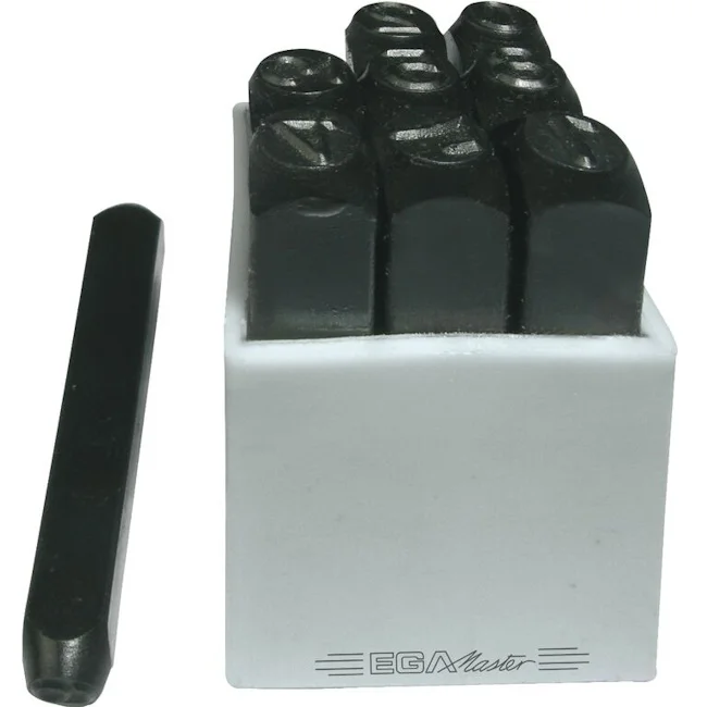 Ega Master brojevi čelični H-4mm set 9/1 65854 Ega Master brojevi čelični H-4mm set 9/1 65854