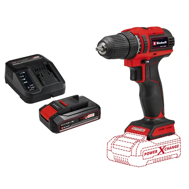 Einhell aku bušilica 2.5 Ah 4A set TE-CD 18/40 Li BL Einhell aku bušilica 2.5 Ah 4A set TE-CD 18/40 Li BL