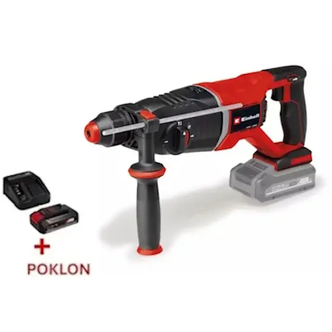 Einhell PROFESSIONAL akumulatorska čekić bušilica TP-HD 18/26 D Li BL 4514270 + POKLON Einhell starter kit Power X-Change 18V 2.5Ah 4512097