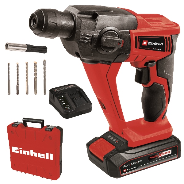 Einhell akumulatorska čekić bušilica TE-HD 18 Li (1x2.5 Ah) Einhell akumulatorska čekić bušilica TE-HD 18 Li (1x2.5 Ah)