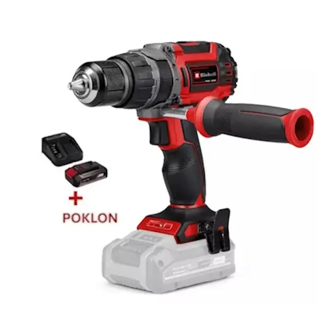 Einhell PROFESSIONAL akumulatorska udarna bušilica TP-CD 18/60 Li-i BL 4514205 + POKLON Einhell starter kit Power X-Change 18V 2.5Ah 4512097 Einhell PROFESSIONAL akumulatorska udarna bušilica TP-CD 18/60 Li-i BL 4514205 + POKLON Einhell starter kit Power X-Change 18V 2.5Ah 4512097