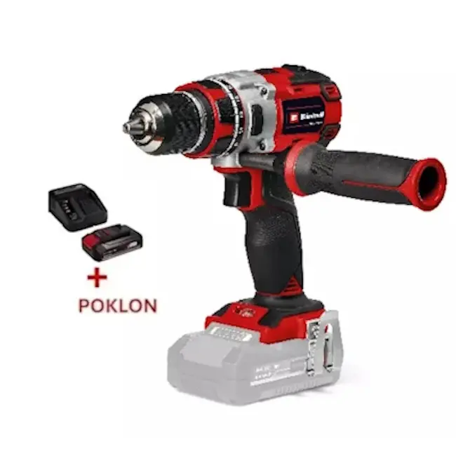 Einhell PROFESSIONAL akumulatorska bušilica TP-CD 18/80 Li BL 4514300 + POKLON Einhell starter kit Power X-Change 18V 2.5Ah 4512097 Einhell PROFESSIONAL akumulatorska bušilica TP-CD 18/80 Li BL 4514300 + POKLON Einhell starter kit Power X-Change 18V 2.5Ah 4512097