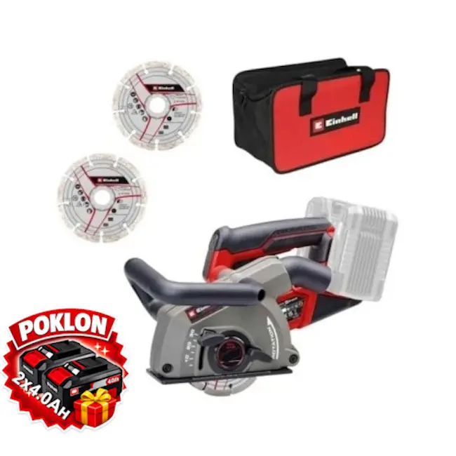 Einhell akumulatorska glodalica za kanale u zidu TP-MA 36/30 Li BL 4350800 + POKLON Twinpack 4.0Ah plus 4511489