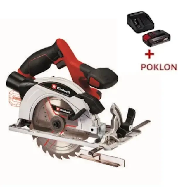 Einhell akumulatorska kružna testera TE-CS 18/165-1 Li + POKLON Einhell starter kit Power X-Change 18V 2.5Ah 4512097 Einhell akumulatorska kružna testera TE-CS 18/165-1 Li + POKLON Einhell starter kit Power X-Change 18V 2.5Ah 4512097