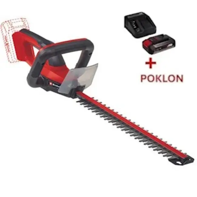 Einhell akumulatorske makaze za živu ogradu GC-CH 18/40 Li 3410940 + Poklon Einhell starter kit Power X-Change 18V 2.5Ah