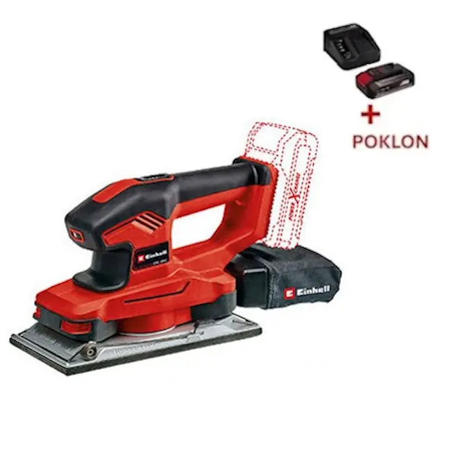 Einhell TE-OS 18/230 Li akumulatorska vibraciona brusilica 18V + POKLON Einhell starter kit Power X-Change 18V 2.5Ah 4512097 Einhell TE-OS 18/230 Li akumulatorska vibraciona brusilica 18V + POKLON Einhell starter kit Power X-Change 18V 2.5Ah 4512097
