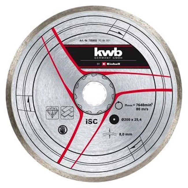 Einhell by KWB dijamantna rezna ploča 200x25.4mm 49795855 Einhell by KWB dijamantna rezna ploča 200x25.4mm 49795855