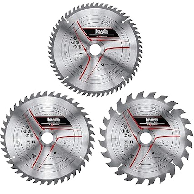 Einhell by KWB rezni list 250x30mm T24/42/60 set 3/1 49589306 Einhell by KWB rezni list 250x30mm T24/42/60 set 3/1 49589306