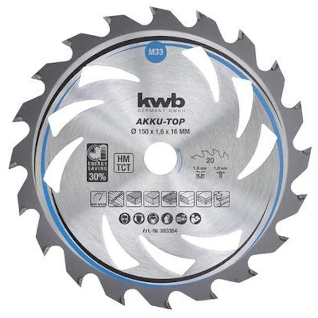 Einhell by KWB TCT rezni list 150x16x1.6mm T20 49583359 Einhell by KWB TCT rezni list 150x16x1.6mm T20 49583359