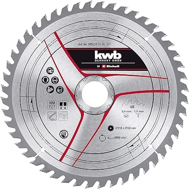 Einhell by KWB TCT rezni list 216x30x2.8mm T48 49588251 Einhell by KWB TCT rezni list 216x30x2.8mm T48 49588251