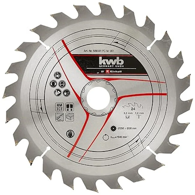 Einhell by KWB TCT rezni list 250X30X3.2mm T24 49589341 Einhell by KWB TCT rezni list 250X30X3.2mm T24 49589341
