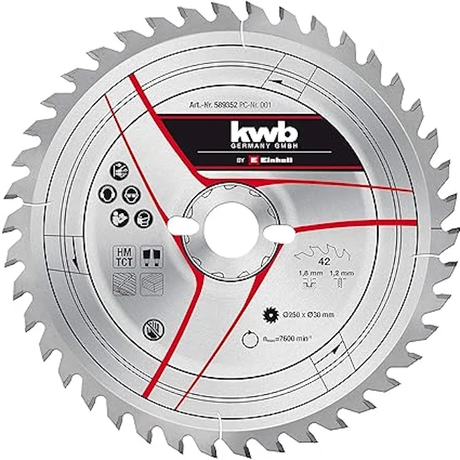 Einhell by KWB TCT rezni list 250X30X1.8mm T42 49589352