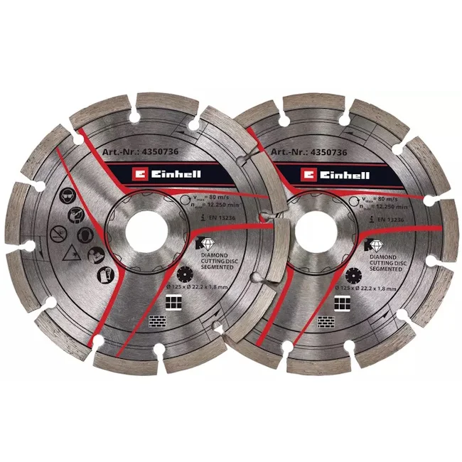 Einhell dijamantski rezni list 125mm set 2/1 4350736 Einhell dijamantski rezni list 125mm set 2/1 4350736