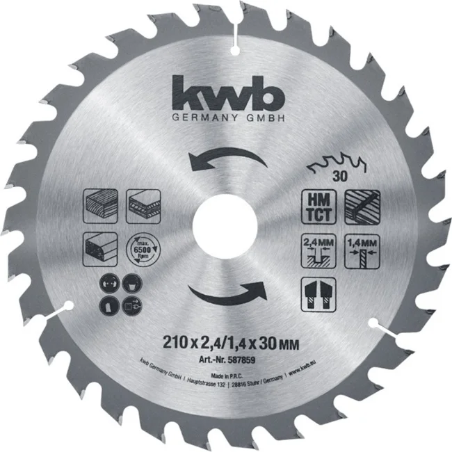 Einhell by KWB rezni disk za cirkular 210x30mm 30Z | SB KRAFTIXX HM drvo/gipsakarton 49587859 Einhell by KWB rezni disk za cirkular 210x30mm 30Z | SB KRAFTIXX HM drvo/gipsakarton 49587859