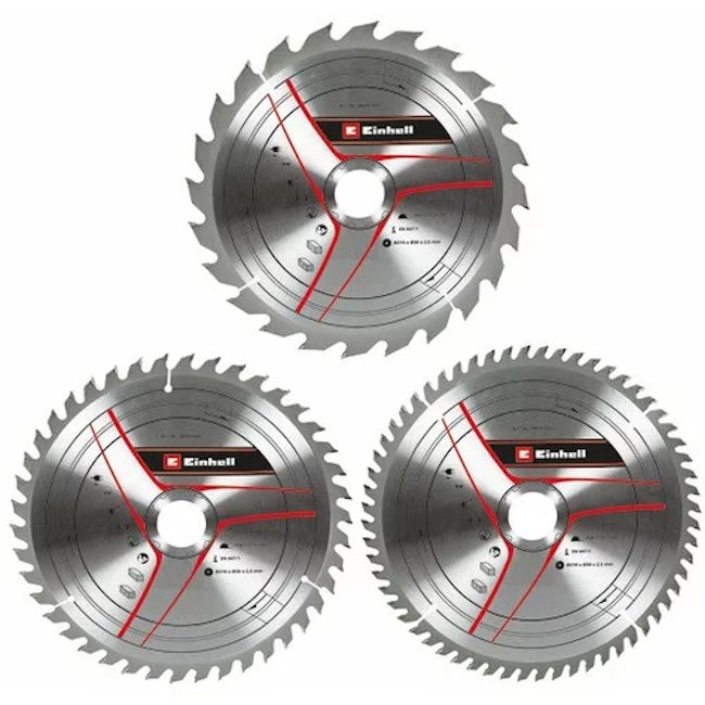 Einhell TCT rezni listovi 216x30x2.4mm T24/42/60 set 3/1 49587806 Einhell TCT rezni listovi 216x30x2.4mm T24/42/60 set 3/1 49587806