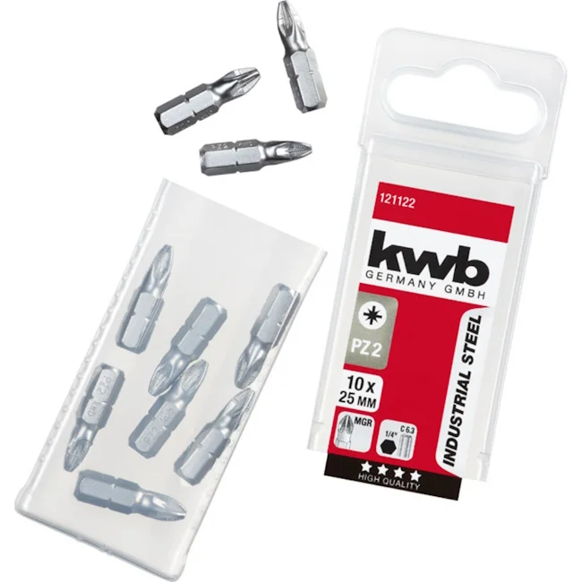 Einhell by KWB PZ2 bit 25mm set 10/1 49121122 Einhell by KWB PZ2 bit 25mm set 10/1 49121122