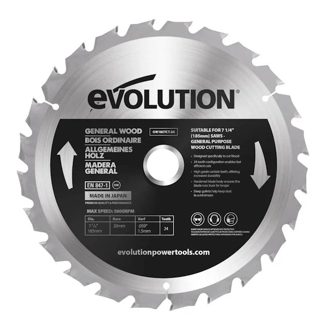 Evolution list testere 185mm za drvo EVO185-WOOD Evolution list testere 185mm za drvo EVO185-WOOD
