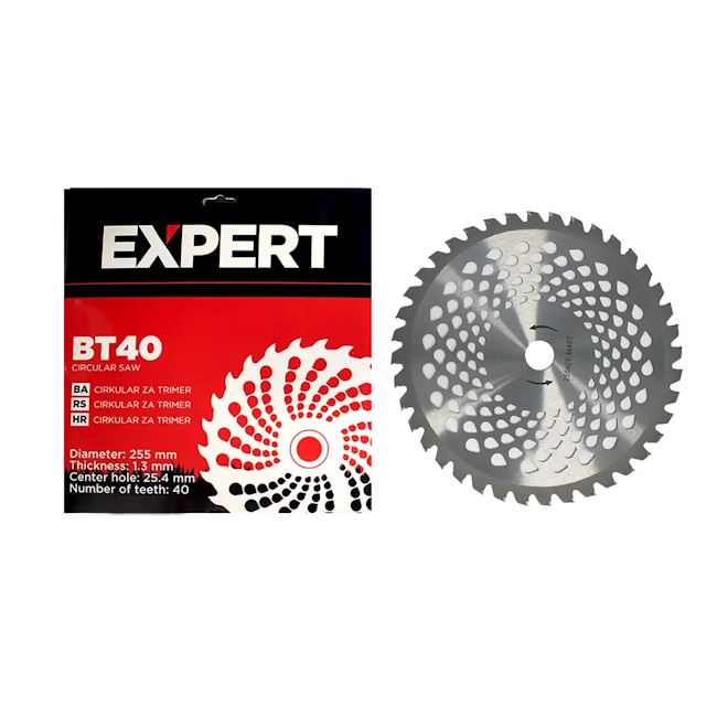 Expert nož rezni disk cirkular za trimer 255x25.4x1.3mm 40z BT40 67777