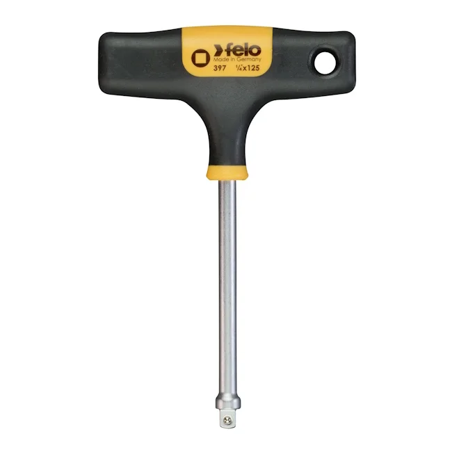 Felo adapter sa T-ručkom za nasadnim glavama 1/4x125 39763560 Felo adapter sa T-ručkom za nasadnim glavama 1/4x125 39763560