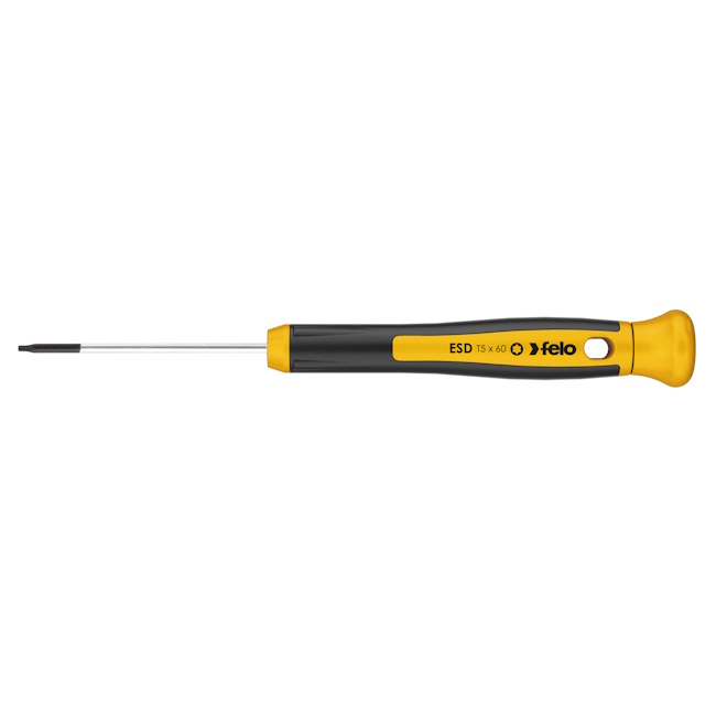 Felo precizni antistatički šrafciger TORX ESD TX5x60 25805160 Felo precizni antistatički šrafciger TORX ESD TX5x60 25805160