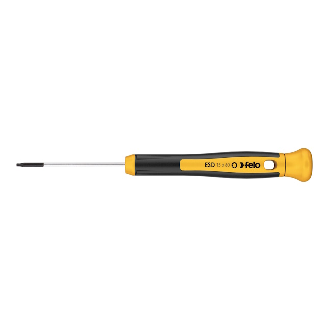 Felo precizni antistatički šrafciger TORX ESD TX10x60 25810360 Felo precizni antistatički šrafciger TORX ESD TX10x60 25810360