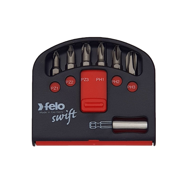 Felo set sa držačem i bitovima Industrial Swift PH/PZ 7/1 02060326 Felo set sa držačem i bitovima Industrial Swift PH/PZ 7/1 02060326