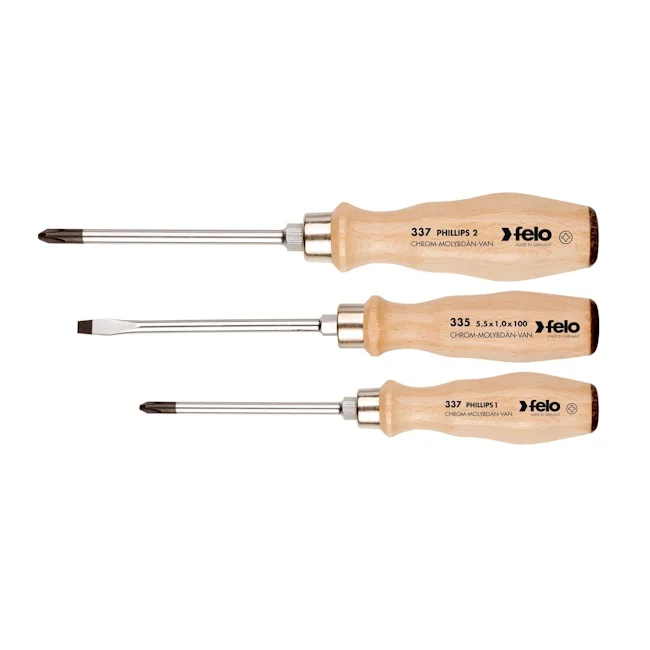 Felo set udarnih šrafcigera sa drvenom drškom SL/PH 3/1 33593198