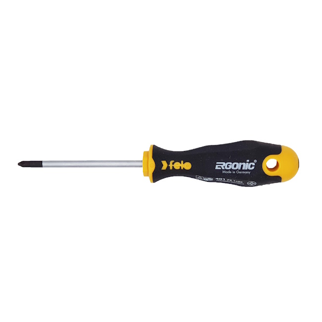 Felo šrafciger Ergonic Pozidriv PZ1x80 40110210 Felo šrafciger Ergonic Pozidriv PZ1x80 40110210