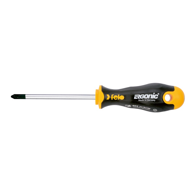 Felo šrafciger Ergonic Phillips PH2x100 40220310 Felo šrafciger Ergonic Phillips PH2x100 40220310