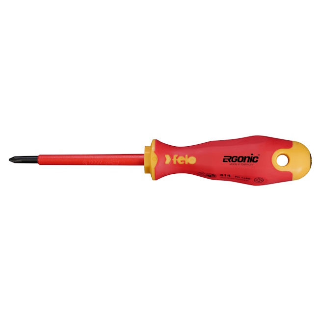 Felo šrafciger Ergonic VDE Phillips PH1x80 41410290 Felo šrafciger Ergonic VDE Phillips PH1x80 41410290