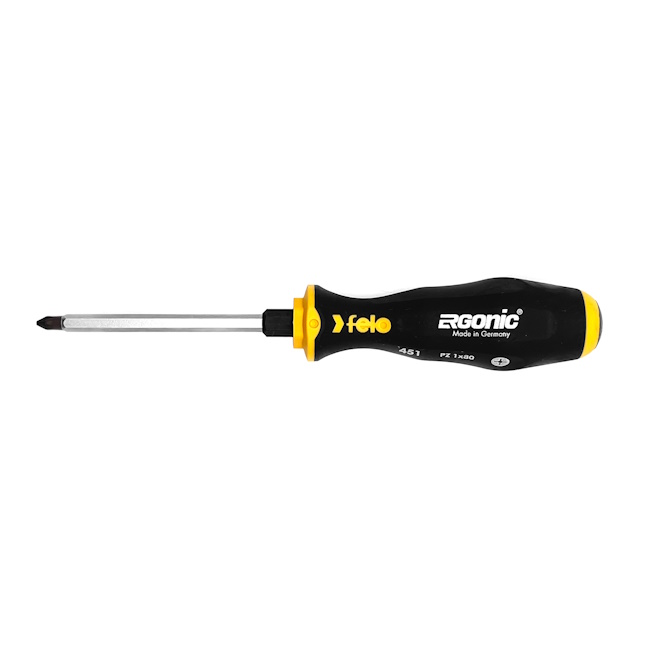 Felo šrafciger udarni Ergonic Pozidriv PZ1x80 45110240 Felo šrafciger udarni Ergonic Pozidriv PZ1x80 45110240