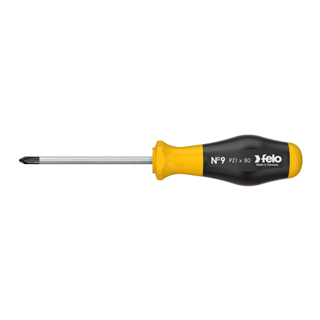 Felo šrafciger No.9 Pozidriv PZ1x80 90110210 Felo šrafciger No.9 Pozidriv PZ1x80 90110210