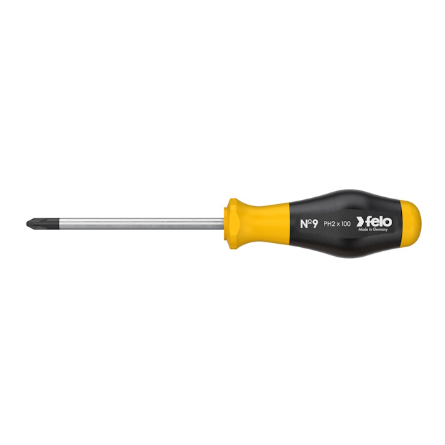 Felo šrafciger No.9 Phillips PH2x100 90220310 Felo šrafciger No.9 Phillips PH2x100 90220310