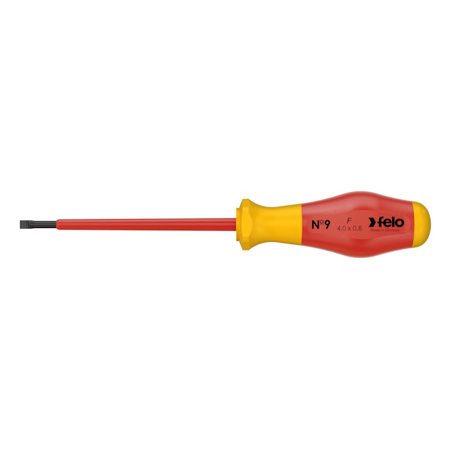 Felo šrafciger No.9 VDE slot SL 4.0x100 91304090 Felo šrafciger No.9 VDE slot SL 4.0x100 91304090