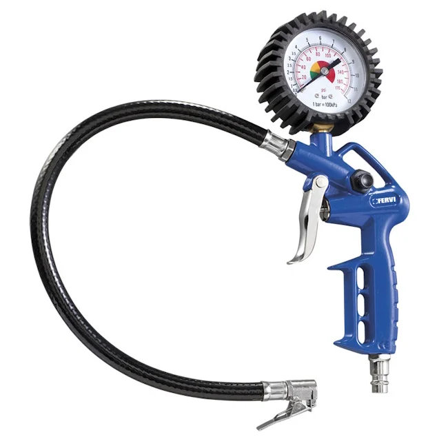 Fervi pištolj za duvanje guma sa manometrom W021PG