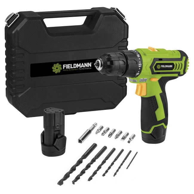 Fieldmann akumulatorska bušilica 12V + pribor 13/1 FDV 10252-A Fieldmann akumulatorska bušilica 12V + pribor 13/1 FDV 10252-A