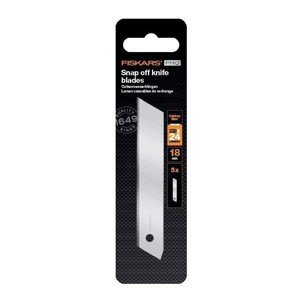 Fiskars noževi za skalpel 18 mm 5 komada 1027232