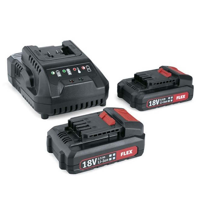 Flex set baterije 2.5Ah + punjač 18V Power 22 491357 Flex set baterije 2.5Ah + punjač 18V Power 22 491357