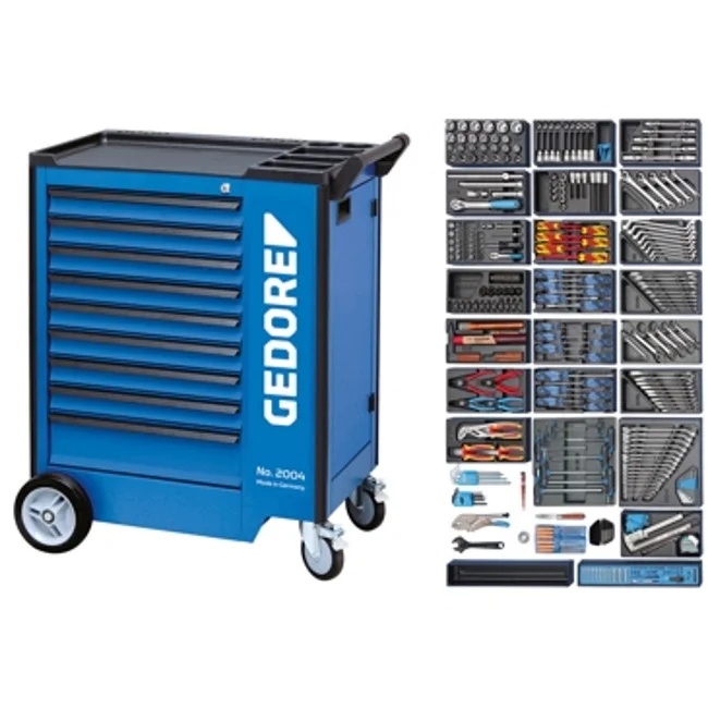 Gedore kolica za alat sa asortimanom alata 325 delova 1500 ES-03-2004 Gedore kolica za alat sa asortimanom alata 325 delova 1500 ES-03-2004