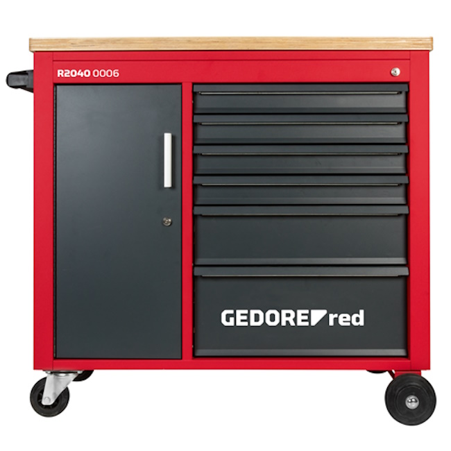 Gedore radionička kolica MECHANIC PLUS 6 fioka 988x431x935mm R20400006 Gedore radionička kolica MECHANIC PLUS 6 fioka 988x431x935mm R20400006