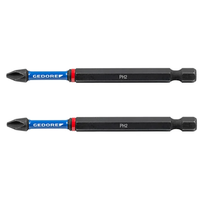 Gedore set torzionih bitova poprečno udubljenje PH1 90mm 2/1 666 TR90 PH1-02