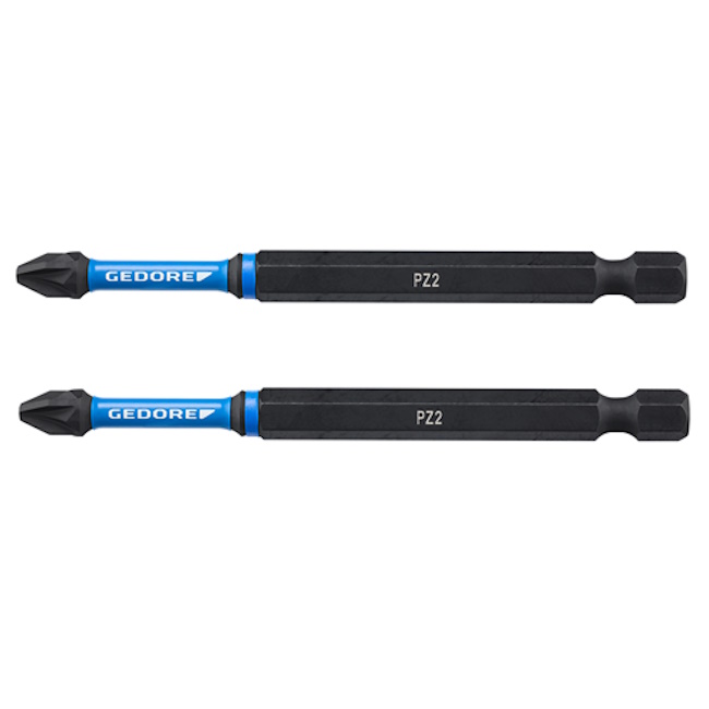 Gedore set torzionih bitova poprečno udubljenje PZ2 90mm 666 TR90 PZ2-02 Gedore set torzionih bitova poprečno udubljenje PZ2 90mm 666 TR90 PZ2-02