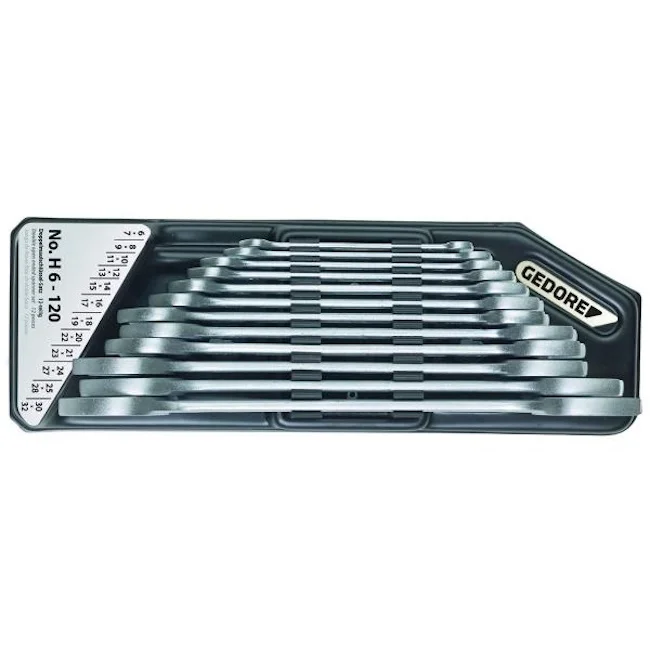 Gedore set dvostranih vilastih ključeva 6-32mm 12/1 H 6-120 Gedore set dvostranih vilastih ključeva 6-32mm 12/1 H 6-120