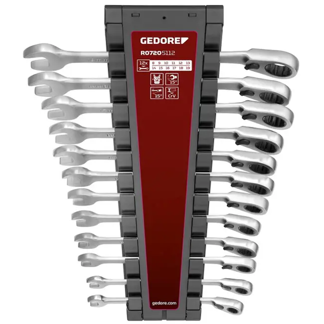 Gedore set ključeva sa čegrtaljkom 12/1 R07205112