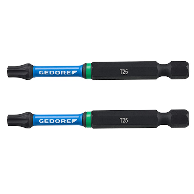 Gedore set torzionih bitova TORX T15 70mm 2/1 666 TR70 T15-02 Gedore set torzionih bitova TORX T15 70mm 2/1 666 TR70 T15-02