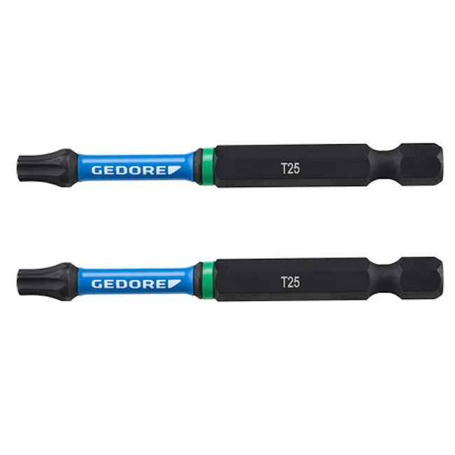 Gedore set torzionih bitova TORX T15 70mm 2/1 666 TR70 T15-02 Gedore set torzionih bitova TORX T15 70mm 2/1 666 TR70 T15-02