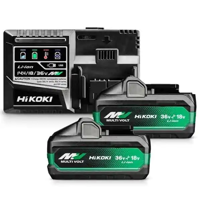 Hikoki set 2 x baterija (36V/4Ah) 18V/8.0Ah) i super brzi punjač UC18YSL3-WJZ